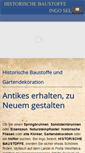 Mobile Screenshot of historische-baustoffe-selent.de